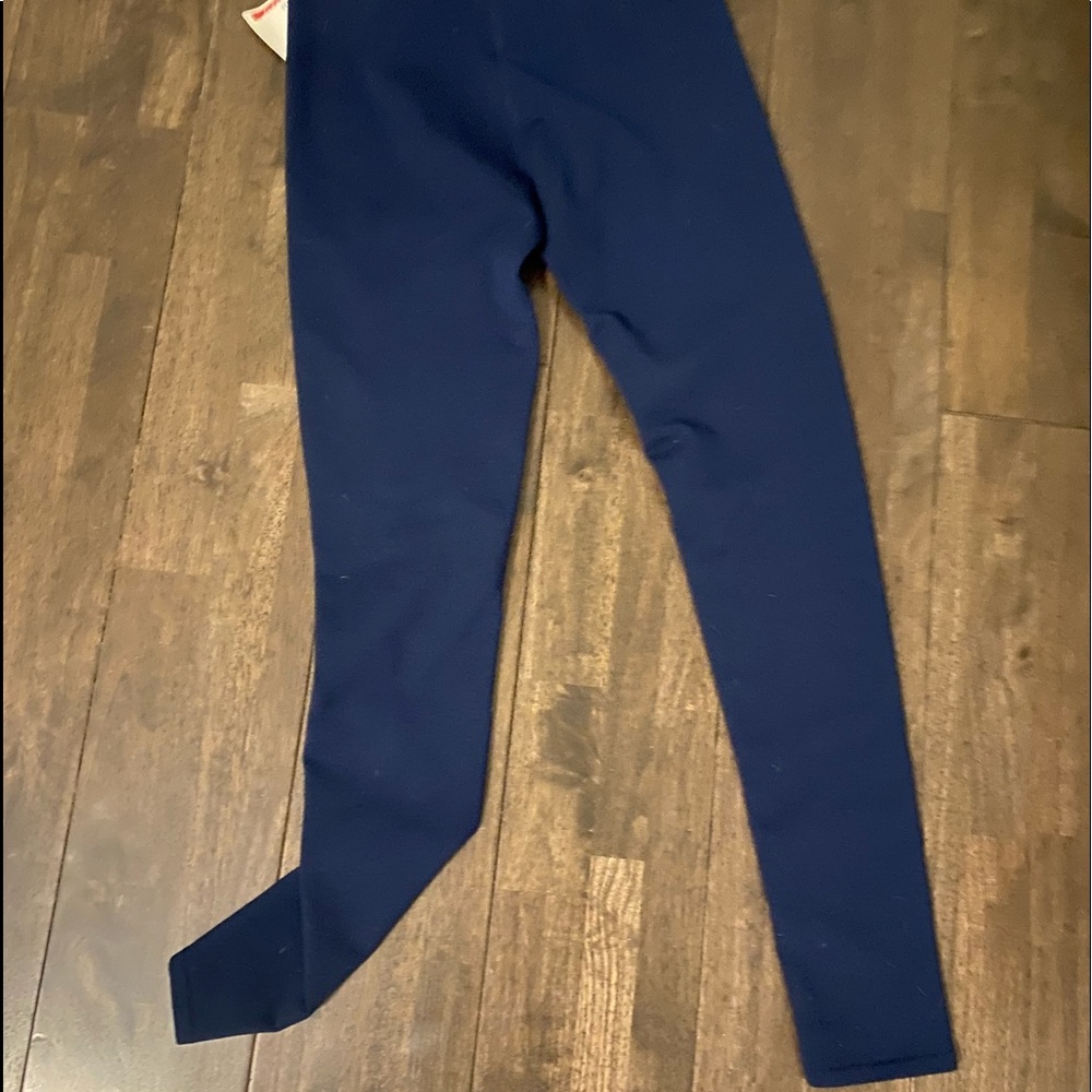 ALAIA LEGGINGS NAVY SIZE 38